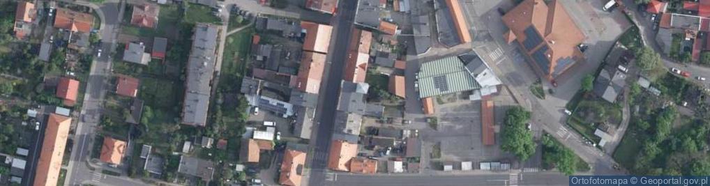 Zdjęcie satelitarne Współnota Mieszkaniowa ul.Narutowicza 8, Piłsudskiego 14, 56-200 Góra