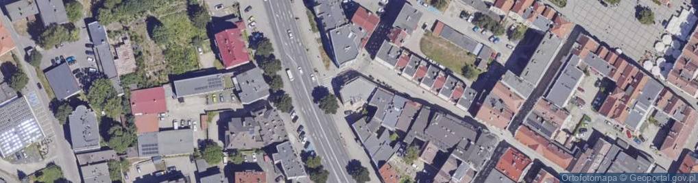 Zdjęcie satelitarne Wspólnota Mieszkaniowa ul.Norwida 5 Jelenia Góra