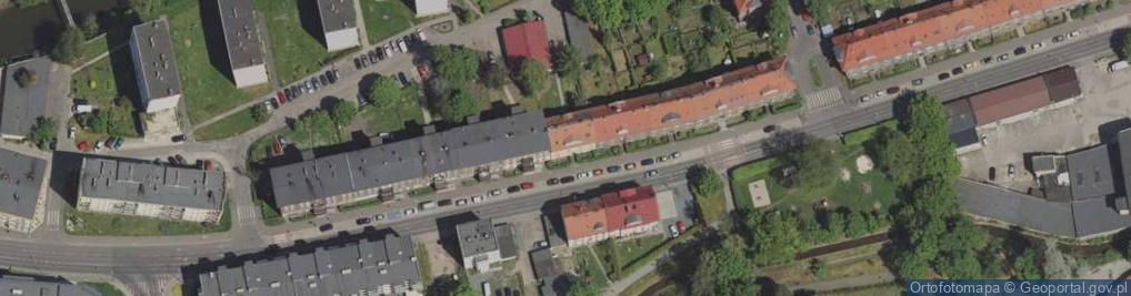 Zdjęcie satelitarne Wspólnota Mieszkaniowa ul.Osiedle Robotnicze 27 w Jeleniej Górze
