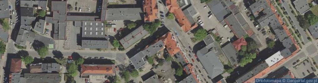 Zdjęcie satelitarne Wspólnota Mieszkaniowa ul.Osiedle Robotnicze 28 Jelenia Góra