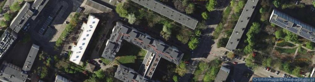 Zdjęcie satelitarne Wspólnota Mieszkaniowa ul.Piwnika Ponurego 79 we Wrocławiu