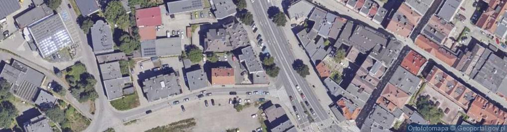Zdjęcie satelitarne Wspólnota Mieszkaniowa ul.pod Chojnikiem 7 Jelenia Góra
