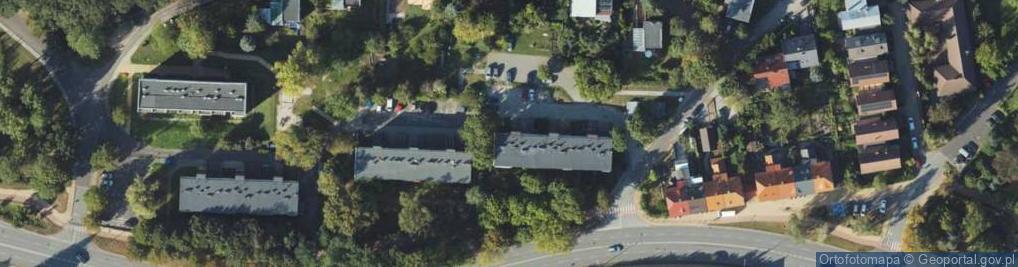 Zdjęcie satelitarne Wspólnota Mieszkaniowa ul.Podgórna 68-70-72