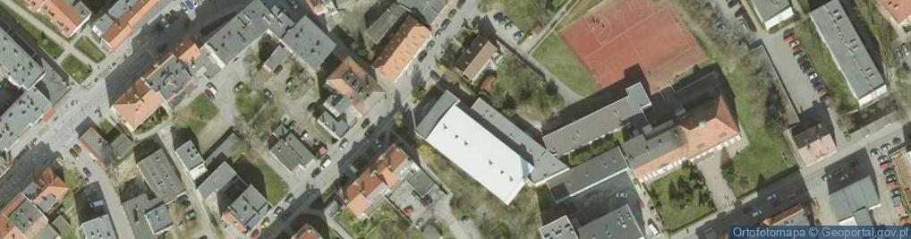 Zdjęcie satelitarne Wspólnota Mieszkaniowa ul.Powstańców Śl.6 Prusice
