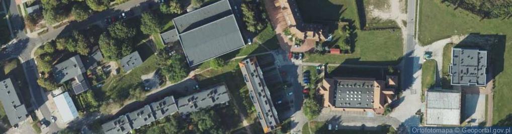 Zdjęcie satelitarne Wspólnota Mieszkaniowa ul.Prof.z.Szafrana 11 A, B, C