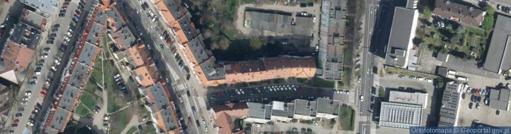 Zdjęcie satelitarne Wspólnota Mieszkaniowa ul.Sienkiewicza 24 w Zgorzelcu