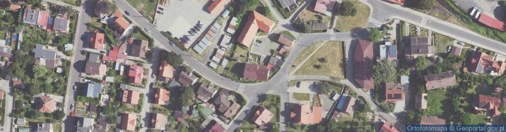 Zdjęcie satelitarne Wspólnota Mieszkaniowa ul.Skłodowskiej 2 - 2 A Bogatynia