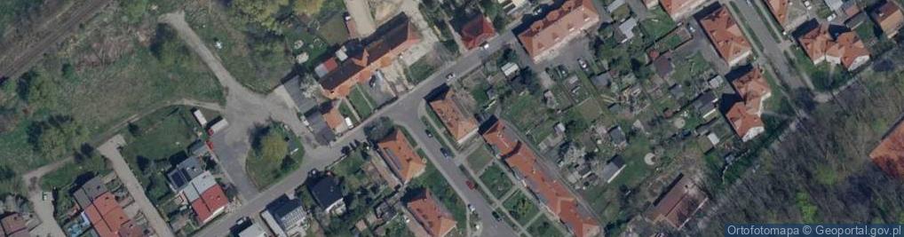 Zdjęcie satelitarne Wspólnota Mieszkaniowa ul.Skłodowskiej-Curie 6, Lubań