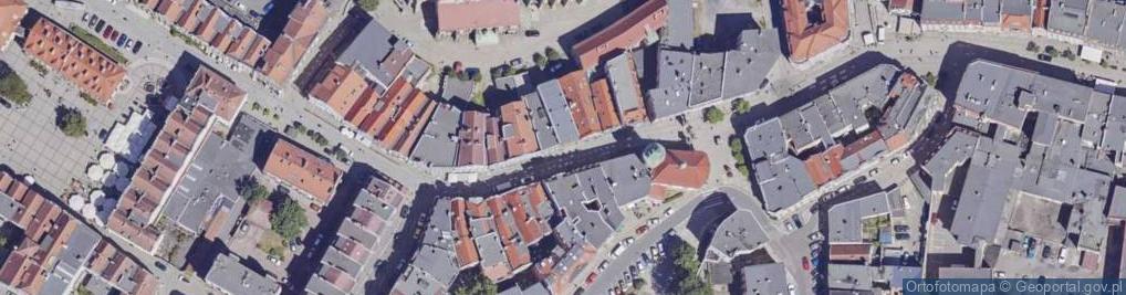Zdjęcie satelitarne Wspólnota Mieszkaniowa ul.Sobieskiego 82 A Jelenia Góra