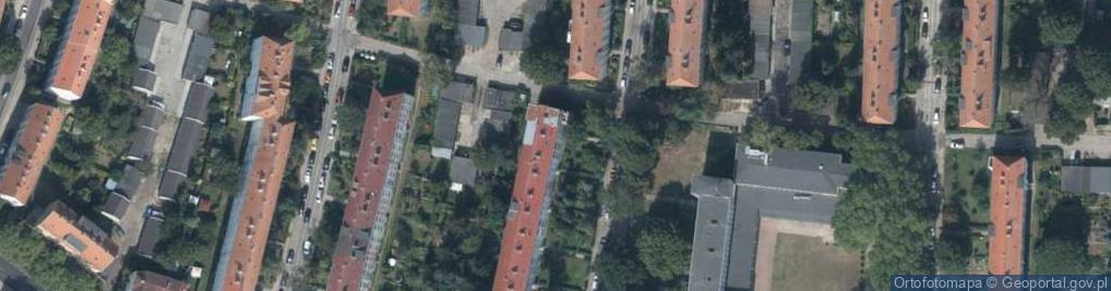 Zdjęcie satelitarne Wspólnota Mieszkaniowa ul.Somosierry 28, 29, 29A ul.Gen.Grota Roweckiego 25, 25A, 27, 27A