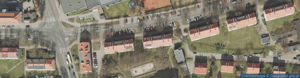 Zdjęcie satelitarne Wspólnota Mieszkaniowa ul.Stanisława Wyspiańskiego 42-44