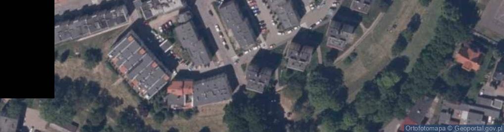 Zdjęcie satelitarne Wspólnota Mieszkaniowa ul.Staromiejska 4, 72-400 Kamień Pomorski