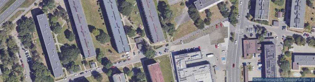 Zdjęcie satelitarne Wspólnota Mieszkaniowa ul.Szymanowskiego 7 B Jelenia Góra