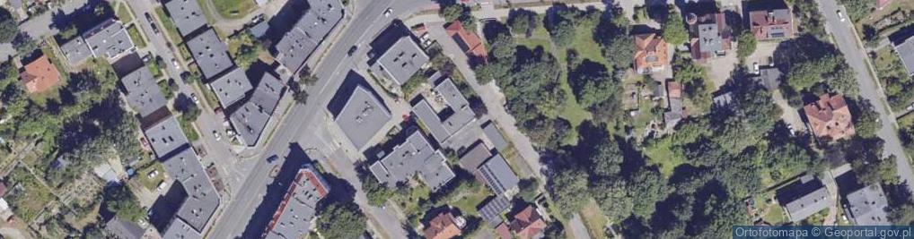 Zdjęcie satelitarne Wspólnota Mieszkaniowa ul.Tkacka 19 Jelenia Góra