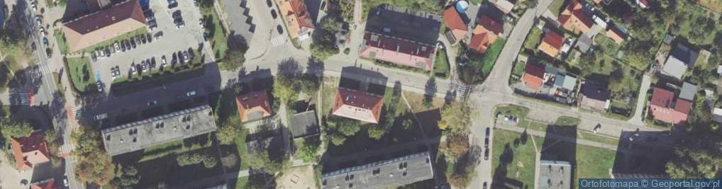 Zdjęcie satelitarne Wspólnota Mieszkaniowa ul.Warszawska 10 w Szczecinku