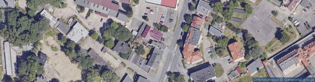 Zdjęcie satelitarne Wspólnota Mieszkaniowa ul.Wojska Polskiego 2 Mysłakowice