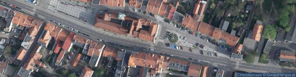 Zdjęcie satelitarne Wspólnota Mieszkaniowa ul.Wrocławska 1, Środa Śląska