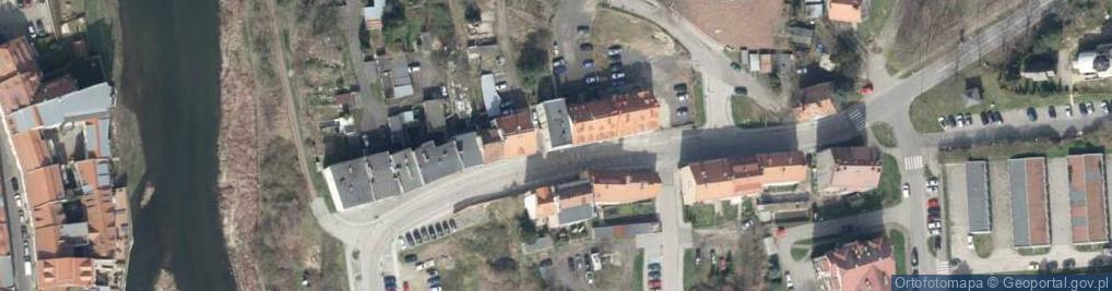 Zdjęcie satelitarne Wspólnota Mieszkaniowa ul.Wrocławska 19 B w Zgorzelcu