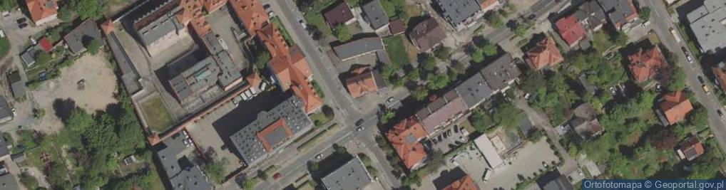 Zdjęcie satelitarne Wspólnota Mieszkaniowa ul.Wzgórze Grota Roweckiego 4 Jelenia Góra