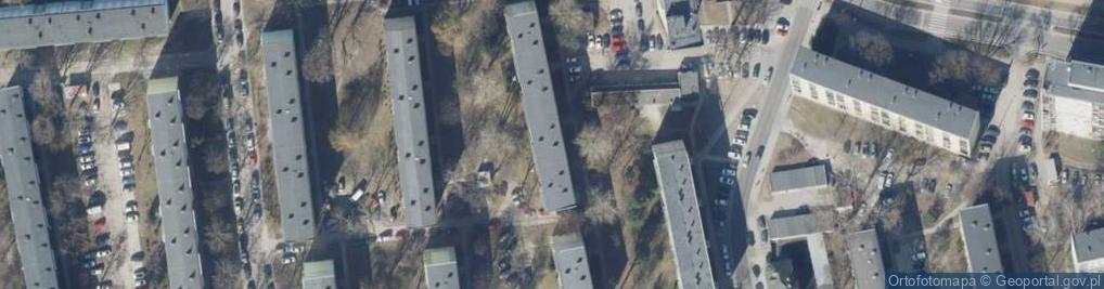 Zdjęcie satelitarne Wspólnota Mieszkaniowa ul.Zapolskiej 47