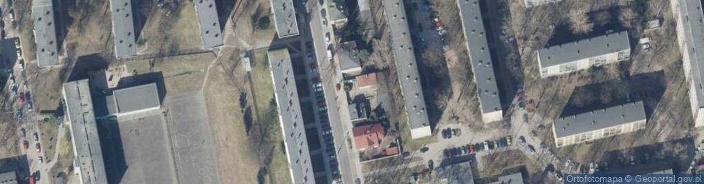 Zdjęcie satelitarne Wspólnota Mieszkaniowa ul.Zapolskiej 50