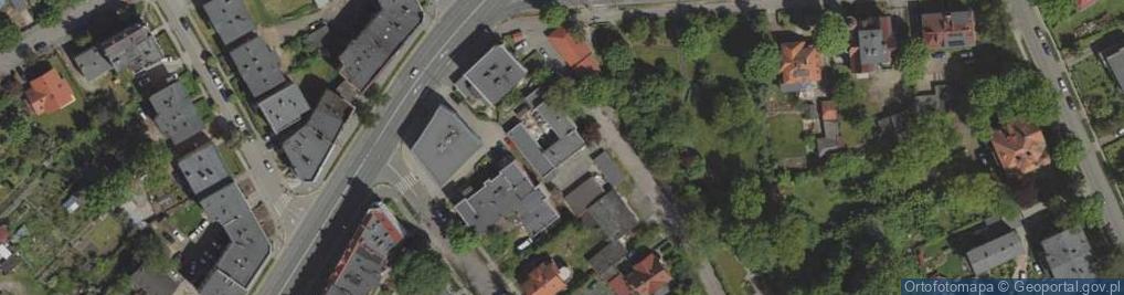 Zdjęcie satelitarne Wspólnota Mieszkaniowa ul.Zaułek 26 Jelenia Góra