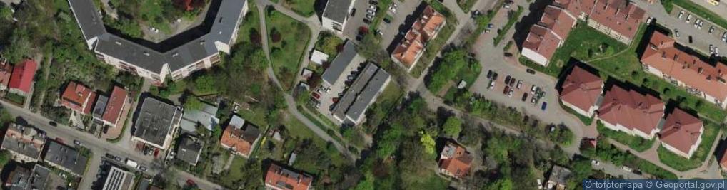 Zdjęcie satelitarne Wspólnota Mieszkaniowa ul.Zegadłowicza 36 / Kraszewskiego 24, Wrocław