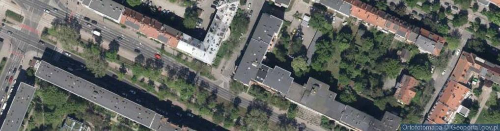 Zdjęcie satelitarne Wspólnota Mieszkaniowa ul.Zegadłowicza 37-37B Wrocław