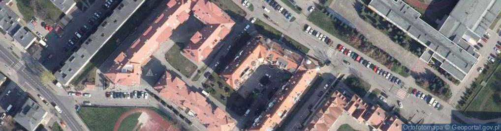 Zdjęcie satelitarne Wspólnota Mieszkaniowa Wiśniowy Sad przy ul.Koszalińskiej 65 A, B, C w Kołobrzegu