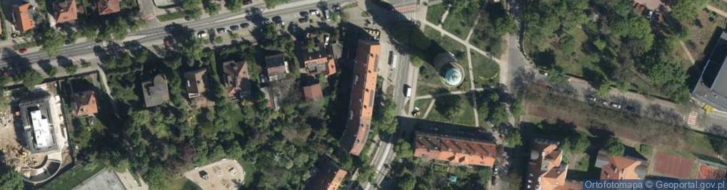 Zdjęcie satelitarne Wspólnota Mieszkaniowa Wrocław ul.Berenta 66