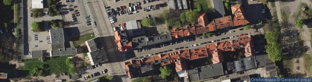 Zdjęcie satelitarne Wspólnota Mieszkaniowa Wrocław, ul.Wapienna 20, ul.Przestrzenna 