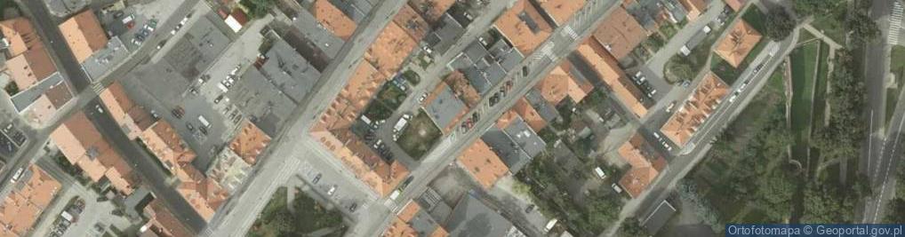 Zdjęcie satelitarne Wspólnota Mieszkaniowa Wrocławska 183 w Legnicy