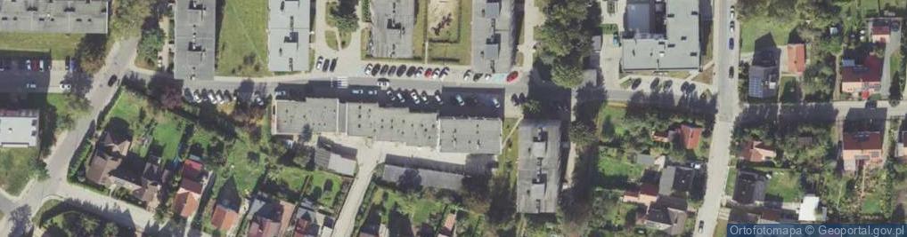 Zdjęcie satelitarne Wspólnota Właścicieli Lokali Użytkowych Nieruchomości Położonej przy ul.Kilińskiego 7 w Szczecinku