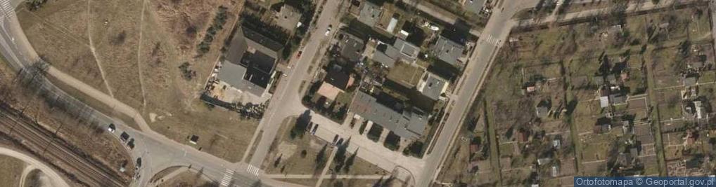 Zdjęcie satelitarne Wulkanizacja Sprzedaż Opon Konrad Borzyński