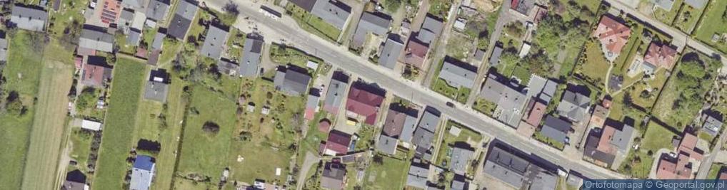 Zdjęcie satelitarne Wyligała Adam Awis Zakład Instalacji Sanitarnych Wod-Kan., Co, Gaz - Wyligała Adam Nazwa Skrócona: Awis Zakład Instalacji