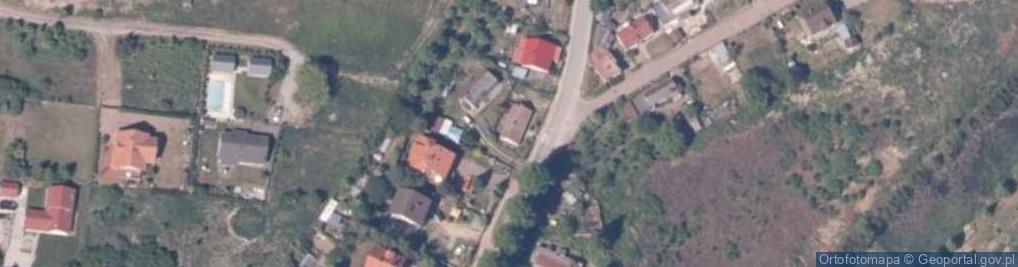Zdjęcie satelitarne Wynajem Kwater Kurant Leokadia