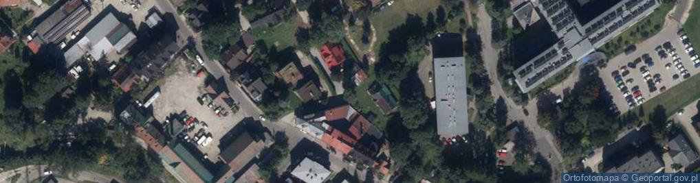 Zdjęcie satelitarne Wynajem Pokoi i Apartamentów "Parzenica"