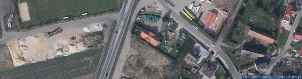 Zdjęcie satelitarne Wypożyczalnia Przyczep Pomoc Drogowa Handel Pojazdami Zdzisław Pytlewski