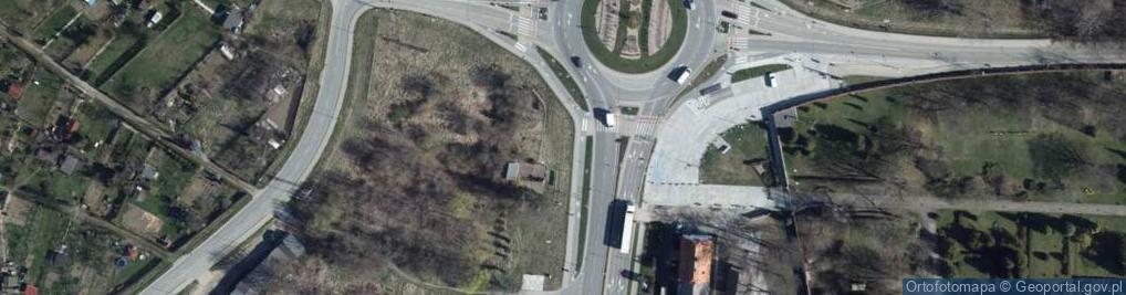 Zdjęcie satelitarne Wyrób i Sprzedaż Podkładów Świerkowych i Wieńców Gapińska Jolanta