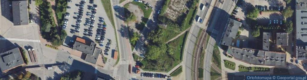 Zdjęcie satelitarne Wyrób Pieczątek Zwiefka Kazimierz