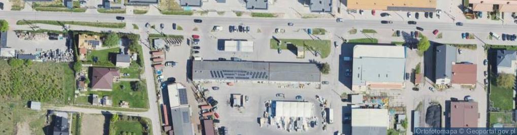Zdjęcie satelitarne Wytwarzanie Opakowań z Papieru, Tektury i Tworzyw Sztucznych Piotr Skiba