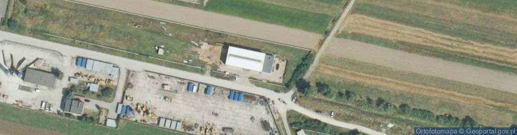 Zdjęcie satelitarne Wytwórnia konstrukcji stalowych Konspekt