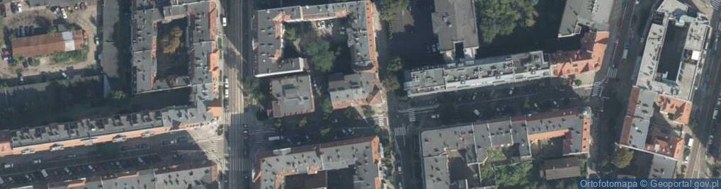 Zdjęcie satelitarne Wyższa Szkoła Komunikacji i Zarządzania