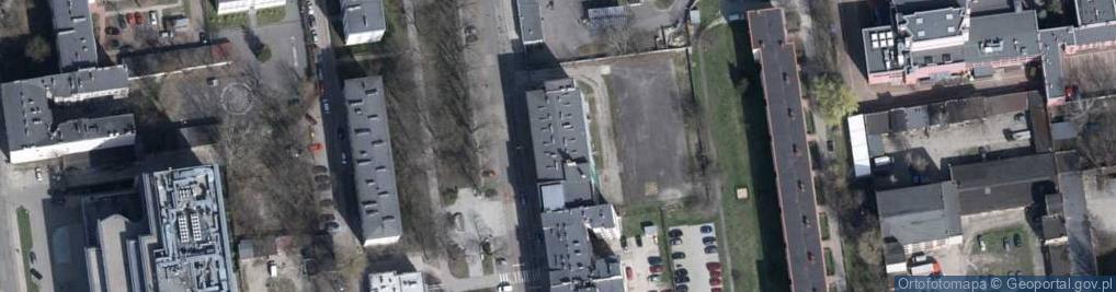 Zdjęcie satelitarne XII Liceum Ogólnokształcące im ST Wyspiańskiego