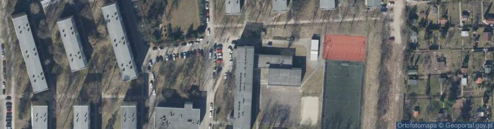 Zdjęcie satelitarne XXV Liceum Ogólnokształcące im S Żeromskiego