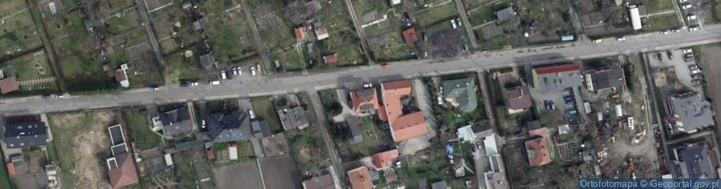 Zdjęcie satelitarne z D Prod Handl Aparatury Optyczno Mechanicznej Optel Oleszko J
