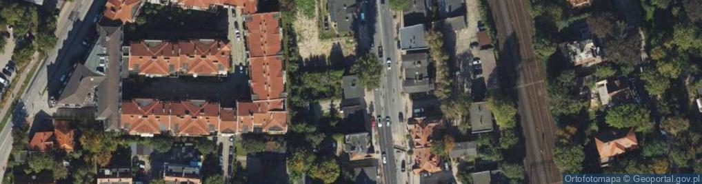 Zdjęcie satelitarne z M Transport