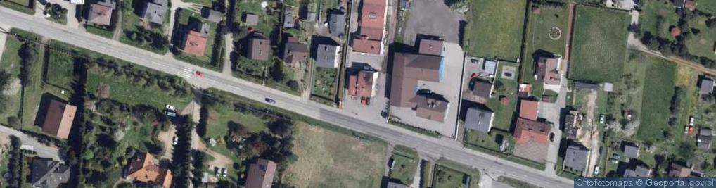 Zdjęcie satelitarne z P U Kotlarstwa i Instalacji Gaz