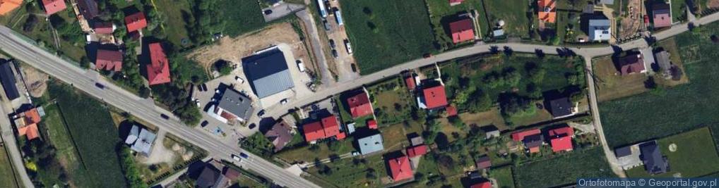 Zdjęcie satelitarne z U P H Cukiernia