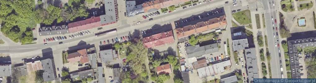 Zdjęcie satelitarne Zabrzańskie Przedsiębiorstwo Wodociągów i Kanalizacji